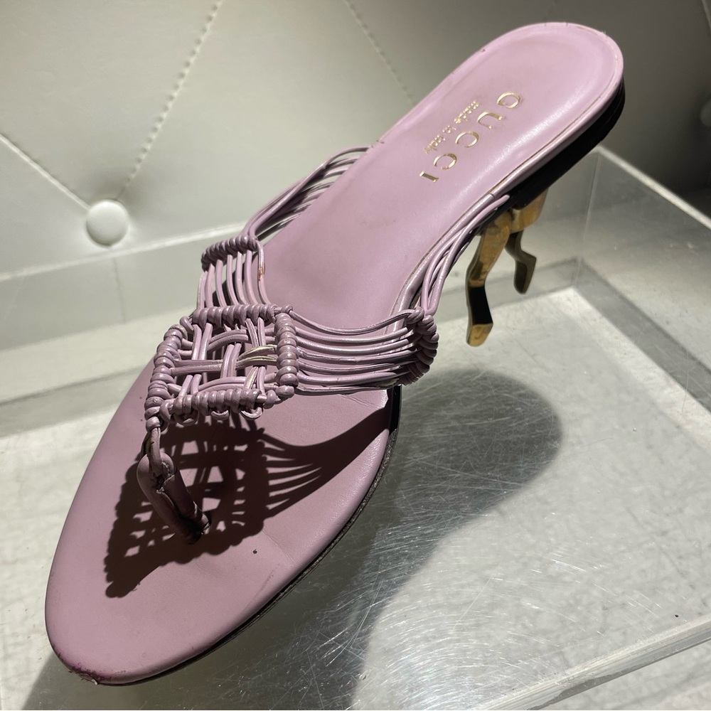 Gucci Women's Purple Sandals - Picture 2 of 13